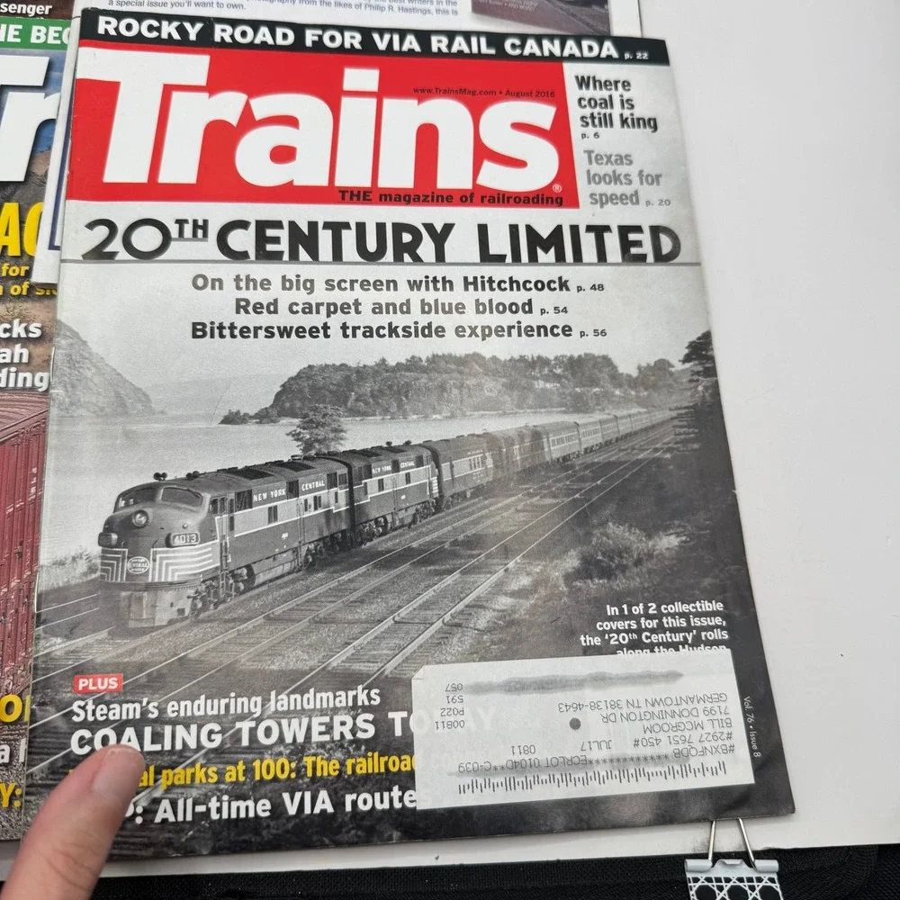 Trains Magazine Full Year 2016 Lot 12 Issues Railroading History Locomotive Rail